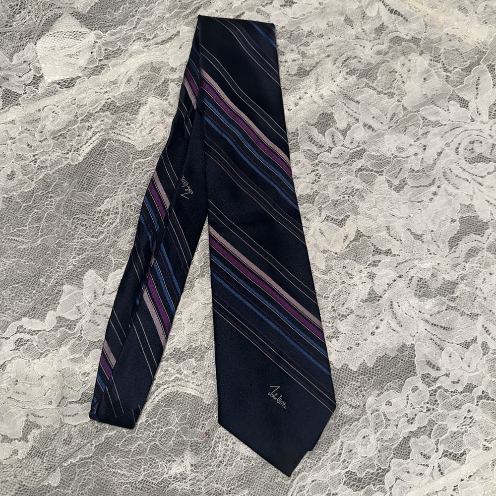 john weitz tie Multi‎ Color Striped